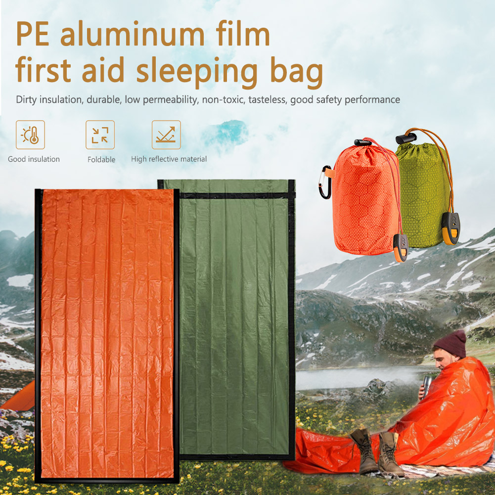 Bivy Bag Emergency - Saco de Dormir Térmico Portátil, Colchão