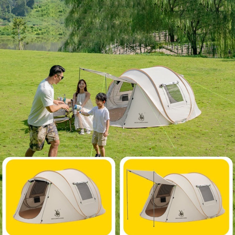 Emergency Mylar Tent - Barraca portátil dobrável impermeável para acampamento