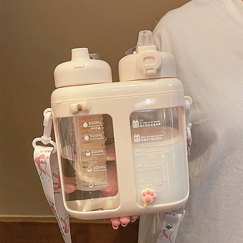 Garrafas plásticas da água com - Water Purification Straw avaliação e preço