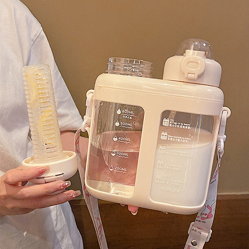 Garrafas plásticas da água com - Water Purification Straw avaliação e preço