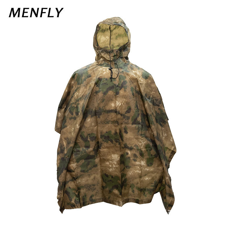 Menfly-Jaqueta de chuva de cam - Emergency Poncho Rain avaliação e preço