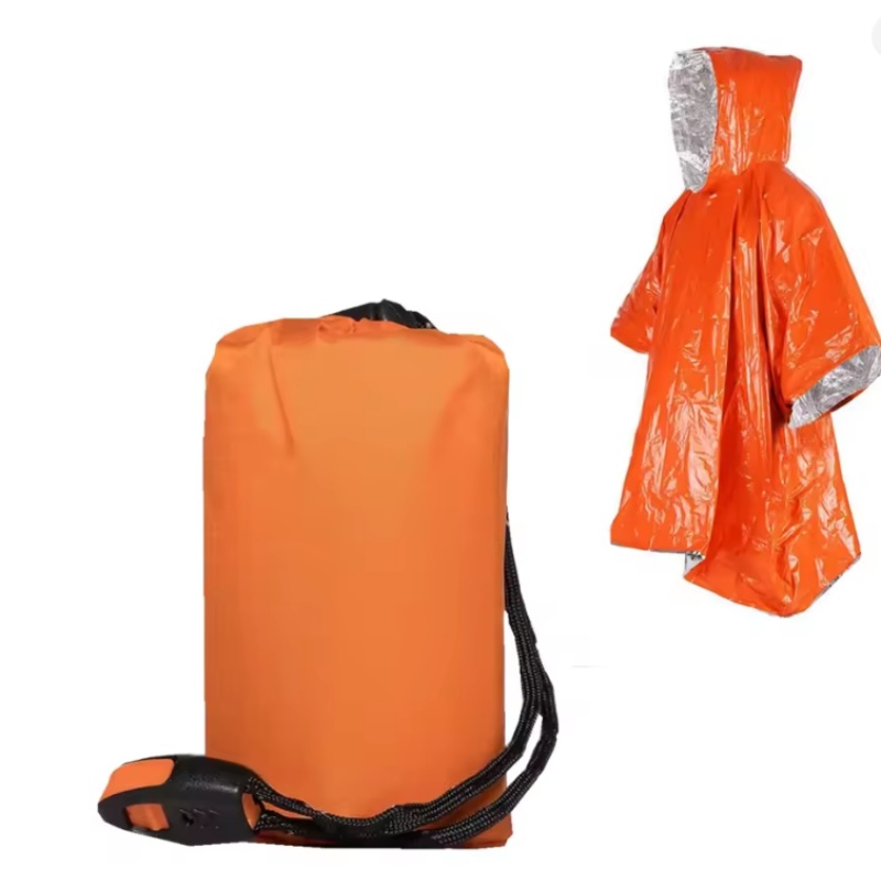Poncho de Emergência 4 Peças,  - Survival Blanket Reflective avaliação e preço