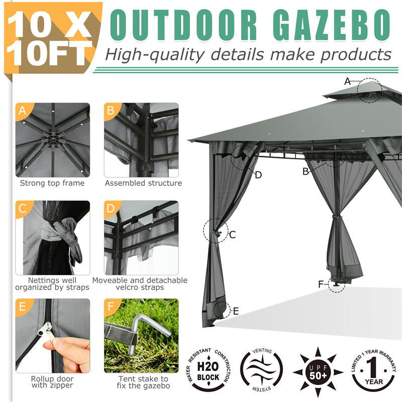 Gazebo 10'x10' em Promoção, Ga - Emergency Mylar Tent avaliação e preço