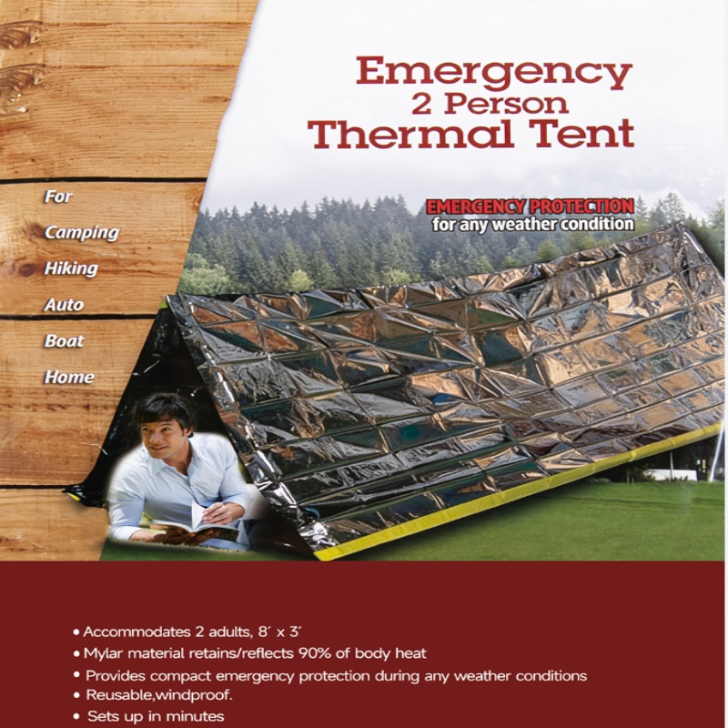 Barraca de Emergência Portátil - Emergency Mylar Tent avaliação e preço