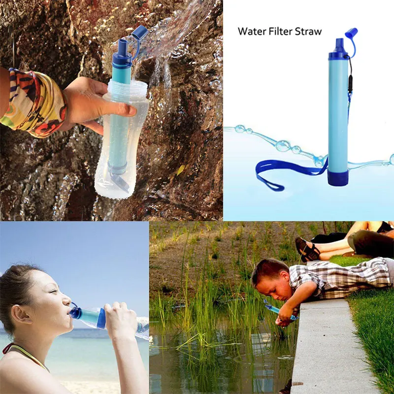 Mini filtro de água ao ar livr - Water Purification Straw avaliação e preço